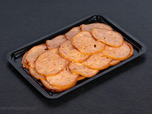 Kip Grillworst met Kaas gesneden