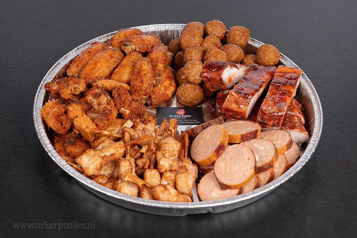 Hapjespan Klein incl. borg