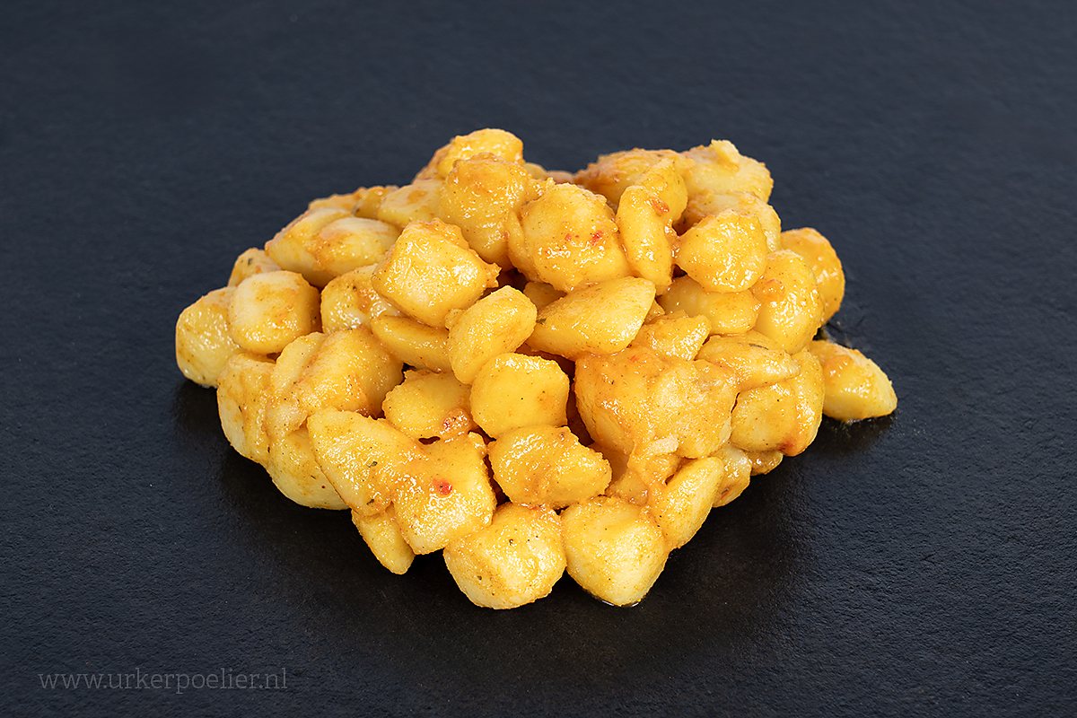 Productfoto De Urker Poelier Gekruide Aardappeltjes
